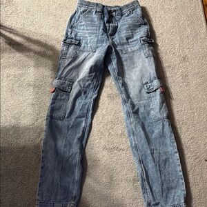 Women’s Blue Cargo Pants